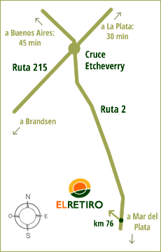 Ecobarrio El Retiro - Mapa de ubicación